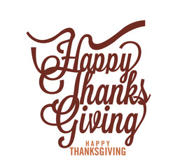 Happy thanksgiving gift card