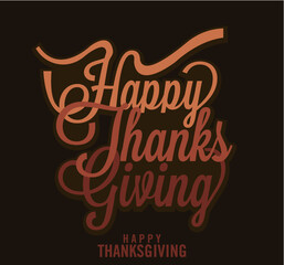 Happy thanksgiving gift card