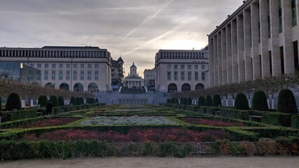 view of the city hall in the center of brussels