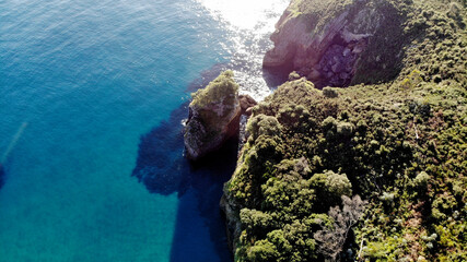 Acantilados de Pimiango en asturias españa