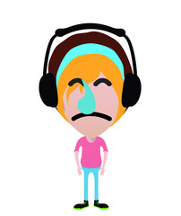 Cute little human figures