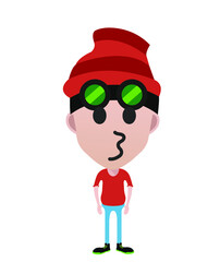 Cute little human figures