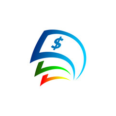 money logo, money increases logo template