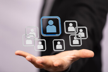 Digital Network and data concept.