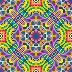 Vector abstract seamless pattern.