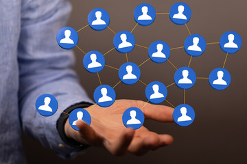 Business and communications group digital team.