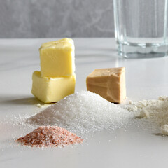 A step-by-step cooking processs rolls, buns
