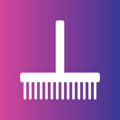 Rake icon for web and mobile