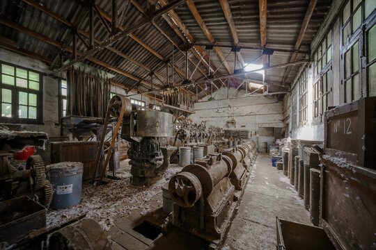 old abandoned factory