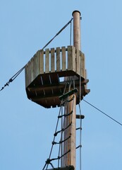 Ausguck eines alten Segelschiffes