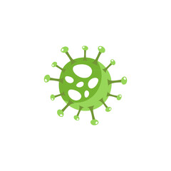 Virus infection or bacteria icon symbol vector