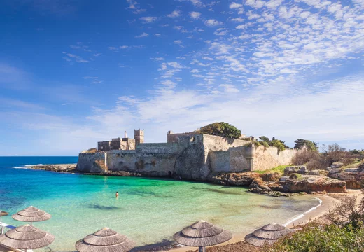 Apulia beach: Porto Ghiacciolo, placed in the south area of Monopoli, near  S. Stefano Abbey,is a peculiar creek characterized by the spring ice-cold  waters (Italy). Photos | Adobe Stock