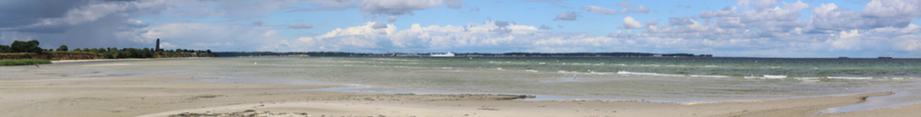 Kieler Förde bei Stein und Laboe Panorama