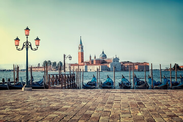 The city of Venice in the morning, Italy