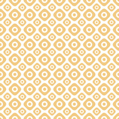 Two different sized squares with circles seamless repeat pattern background 