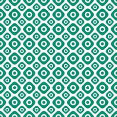 Two different sized squares with circles seamless repeat pattern background 