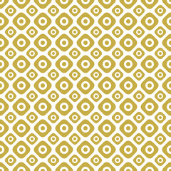 Two different sized squares with circles seamless repeat pattern background 