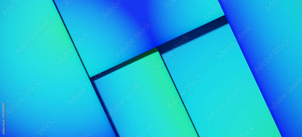 Poster minimal abstract mockup background for product presentation. top view of blending vibrant gradient o