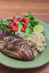Fresh red Tilapia, known as Mojarra in Mexico
