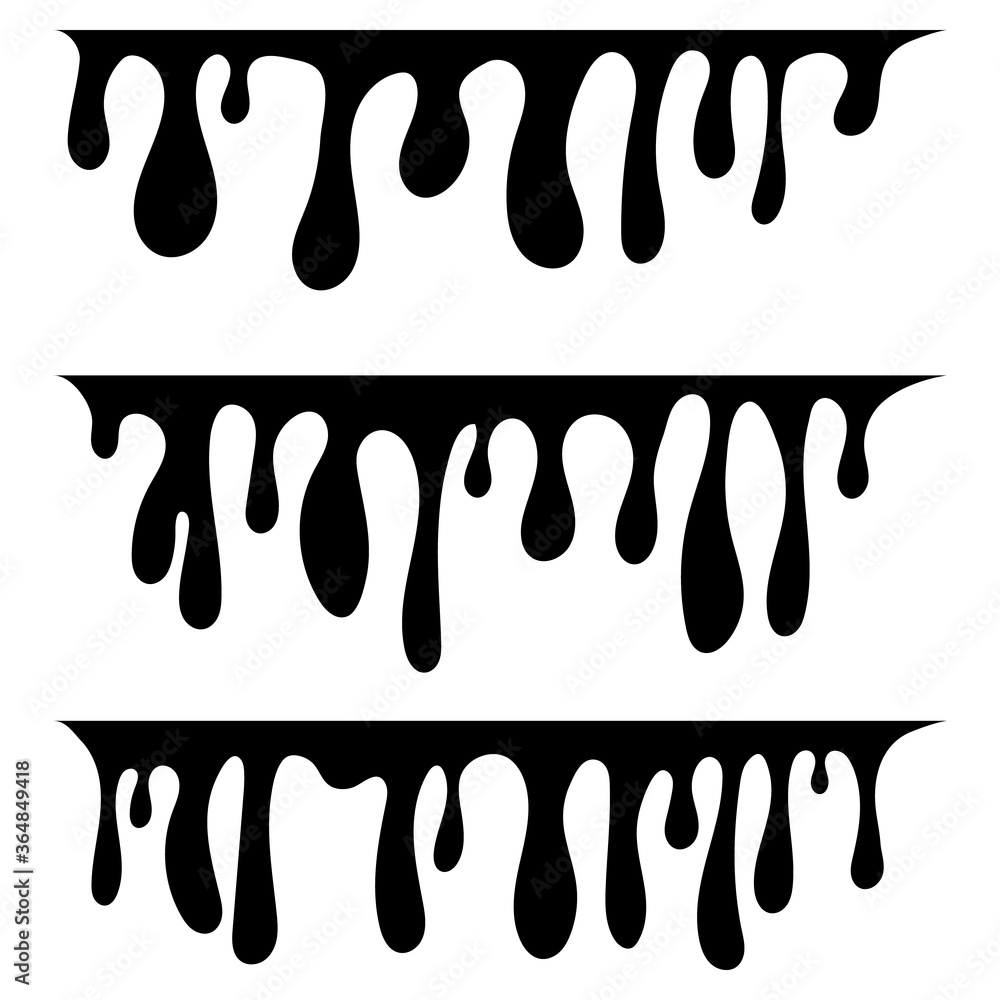 Poster vector dripping paint. paint drips background. paint dripping. abstract blob. background set