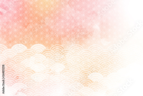 和紙 年賀状 波 背景 Wall Mural Wallpaper Murals J Boy 和紙 年賀状 波 背景 Wall Mural Wallpaper Murals J Boy
