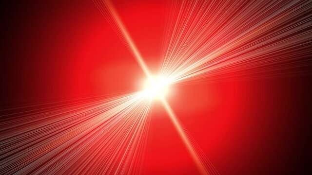 Light Rays Animation Loop Red Chakra