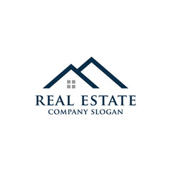 Real Estate, Construction Logo Vector Design Template. 