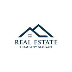 Real Estate, Construction Logo Vector Design Template. 