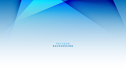 abstract blue polygon shape background