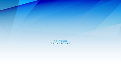 abstract blue polygon shape background