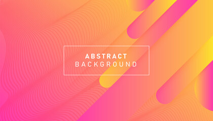 Colorful gradient geometric background. Abstract dynamic shapes composition design