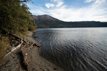 Saint Arnaud's Lake Rotoiti in the South Island of New Zealand