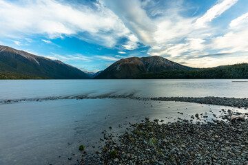 Saint Arnaud's Lake Rotoiti in the South Island of New Zealand