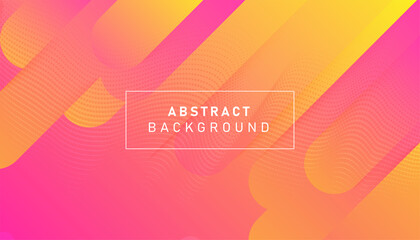 Colorful gradient geometric background. Abstract dynamic shapes composition design