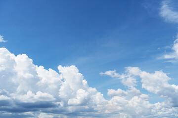 Fototapeta na wymiar Cloud And Blue Sky Weather Nature