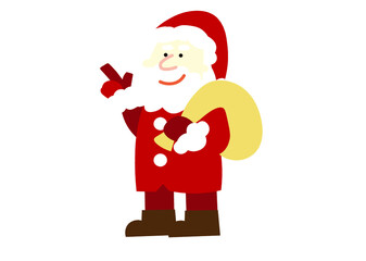 サンタさん（全身でワンポイント）