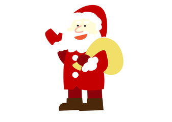サンタさん（全身で案内）