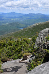 Alpine landscape wilderness in Adirondack Mountains New York