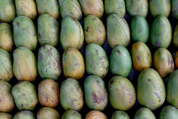 fresh mango in a market 