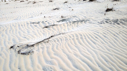 cliffs in the sand