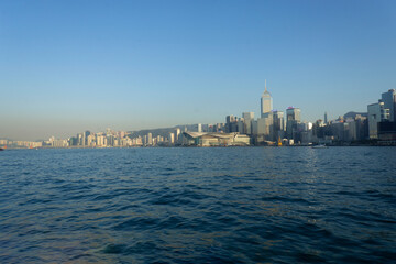 Fototapeta premium City Pollution Rolling In Hong Kong