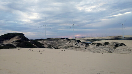 sunset in the dunes