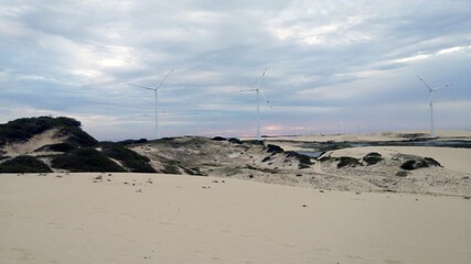 sunset in the dunes