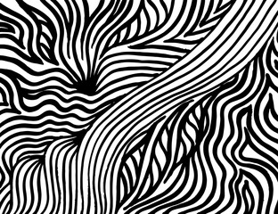 White and black vector. Grunge background. Abstract brush pattern.