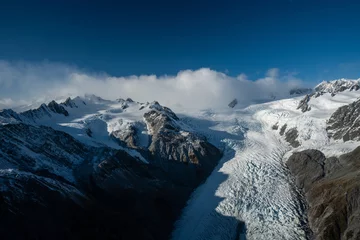 Foto op Plexiglas Aoraki/Mount Cook The view of Franz Josef Glacier in the South Island of New Zealand from a scenic flight