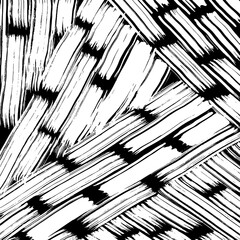 Obraz premium White and black vector. Grunge background. Abstract brush pattern.