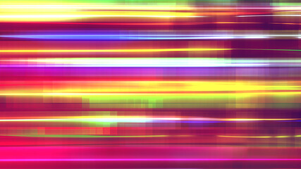 Abstract digital multicolor lines speed motion light background. hi tech concept for business technology.