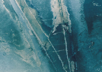 Abstrato ocean- ART. Marble texture in blue and green
