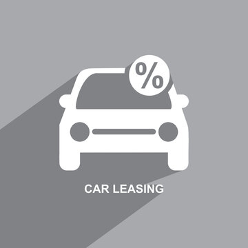 Car Leasing Icon, Business Icon Vector