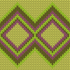 Stylish rhombus argyle christmas knit geometric 